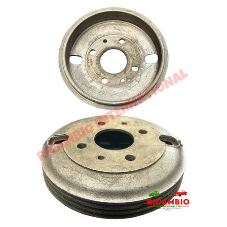 Rear Alluminium Brake Drum - Fiat 600 - Brake Parts and Components