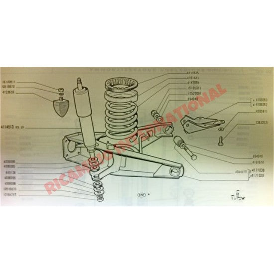 Rear Axle Shim (0.5mm) - Classic Fiat 500,126 - Suspension