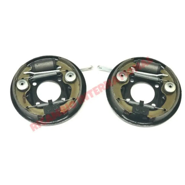 Rear Backing Plate Brake Kit Complete - Classic Fiat 500 126 - Mechanical & Related Parts