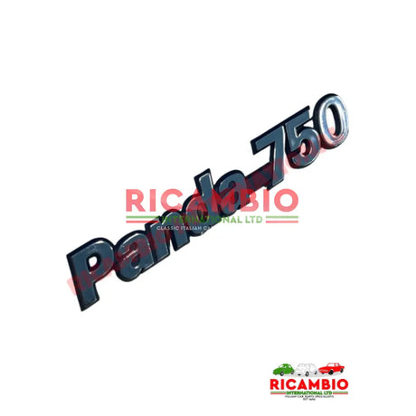 Rear Badge - Classic Fiat Panda 750 - Badges & Emblems