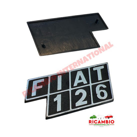 Rear Badge - Fiat 126 - Bumpers & Assorted Exterior Trim