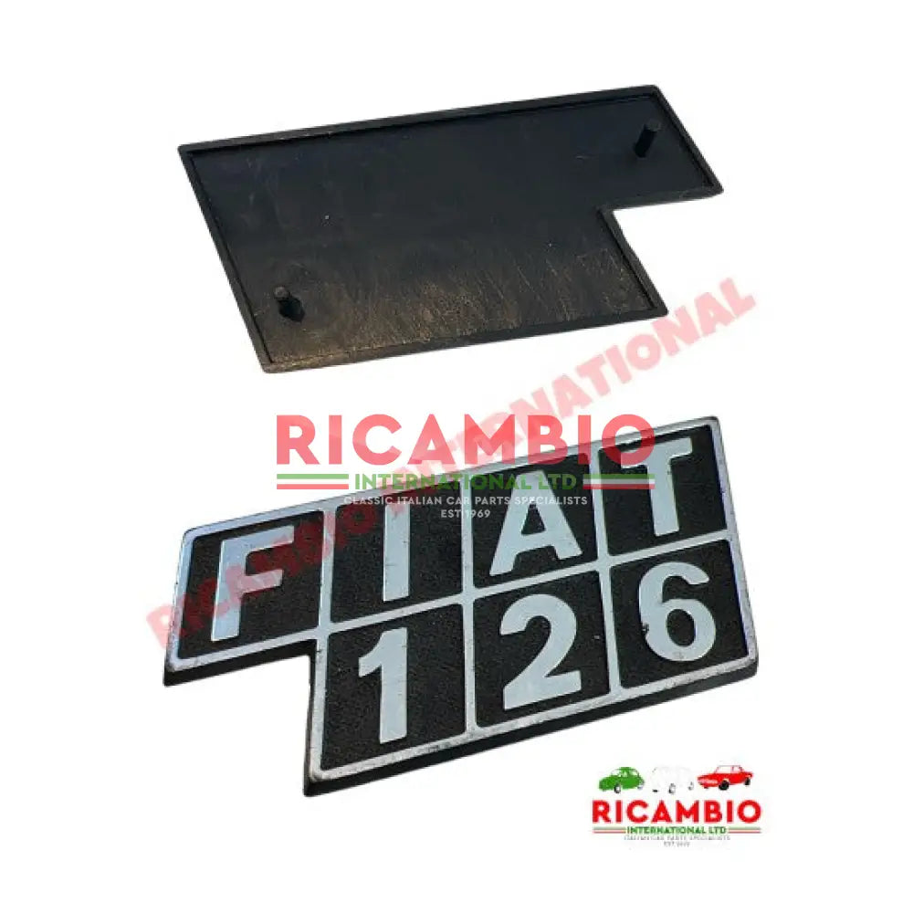 Rear Badge - Fiat 126 - Bumpers & Assorted Exterior Trim