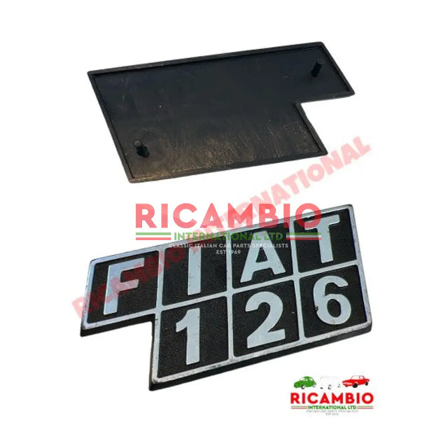 Rear Badge - Fiat 126 - Bumpers & Assorted Exterior Trim