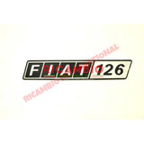 Rear Badge - Fiat 126 - Bumpers & Assorted Exterior Trim