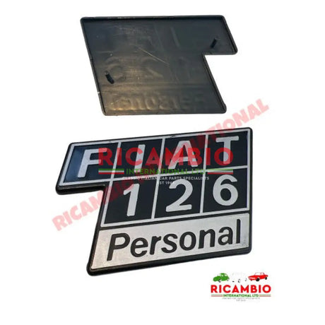 Rear Badge - Fiat 126 Personal 4 - Bumpers & Assorted Exterior Trim