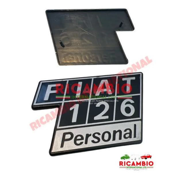 Rear Badge - Fiat 126 Personal 4 - Bumpers & Assorted Exterior Trim