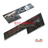 Rear Badge ’Fiat 850 Sport’ - Fiat 850 - Badges & Emblems