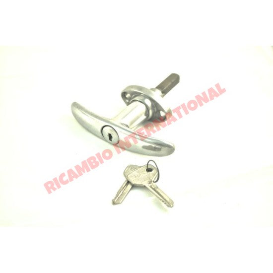 Rear Boot Lid Handle & Keys - Fiat 850 - Handles - Locks and Catches