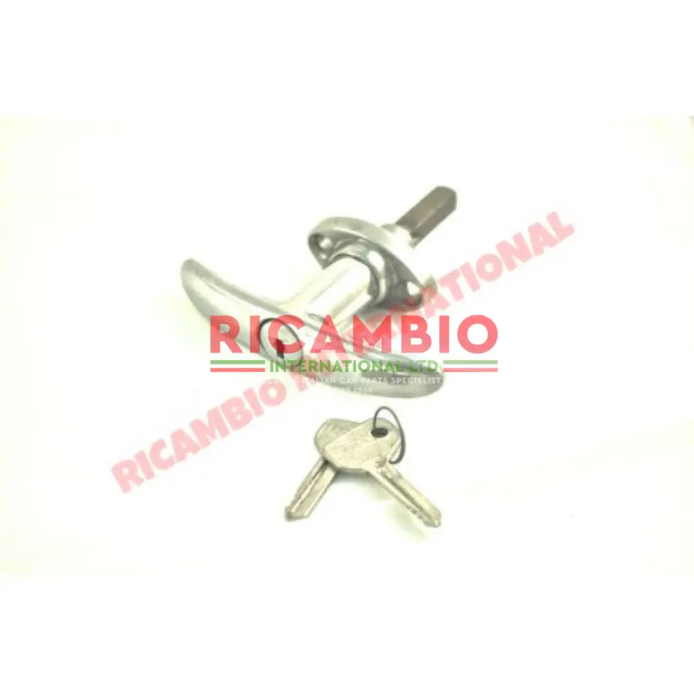 Rear Boot Lid Handle & Keys - Fiat 850 - Handles - Locks and Catches