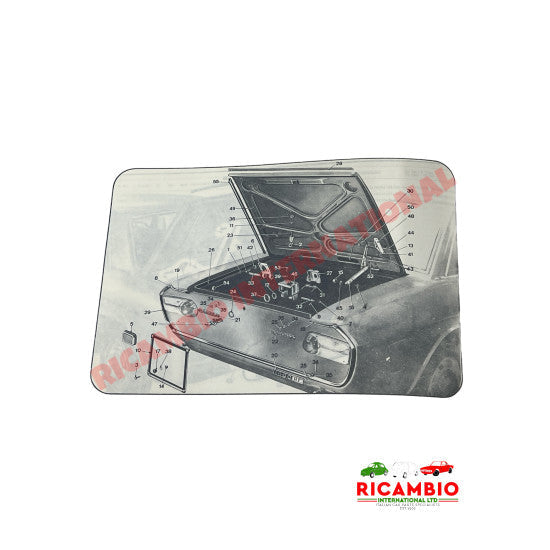 Rear Boot Rubber Support Pad - Lancia Fulvia - Lancia Fulvia Gaskets - Seals & Rubber Parts