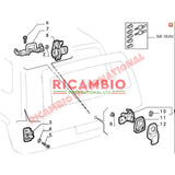 Rear Boot Tailgate Lock Mechanism - Fiat Cinquecento - Handles - Locks and Catches