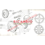 Rear Brake Backplate Lockplate - Classic Fiat 500 126 - Brakes