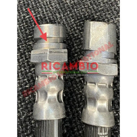 Rear Flexible Brake Hose - Classic Fiat 500 - Hydraulic & Related Parts