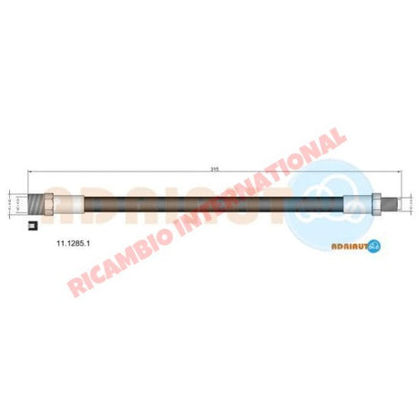 Rear Brake Hose - Fiat 1100 (103) - Brake Parts & Components