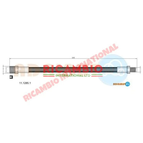 Rear Brake Hose - Fiat 1100 (103) - Brake Parts & Components