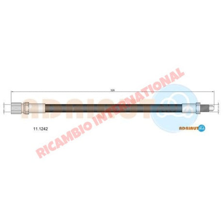 Rear Brake Hose - Fiat 1100R (103),1200 - Brake Parts & Components