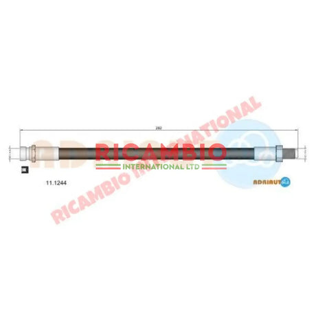 Rear Brake Hose - Fiat 1300,1500 - Brake Parts & Components