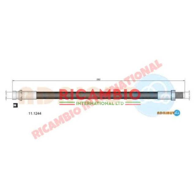 Rear Brake Hose - Fiat 1300,1500 - Brake Parts & Components