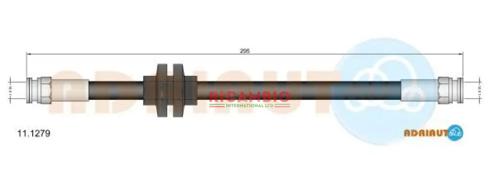 Rear Brake Hose - Fiat Cinquecento Seicento - Brakes