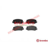 Rear Brake Pad Set - Fiat Croma Lancia Delta Integrale Thema - Brakes