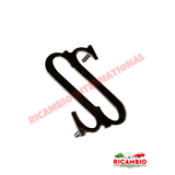 Rear Chrome Abarth ’SS’ Badge & Clips - Classic Fiat 500 - Abarth