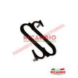 Rear Chrome Abarth ’SS’ Badge & Clips - Classic Fiat 500 - Abarth