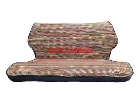 Rear Cloth Seat Cover Set - Classic Fiat 500 - Black - Classic Fiat 500 Parts & Spares