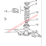 Rear Coil Spring Bottom Rubber Supporting Ring - Classic Fiat Panda - Suspension and Related Parts
