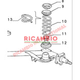 Rear Coil Spring Bottom Rubber Supporting Ring - Classic Fiat Panda - Suspension and Related Parts