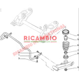 Rear Coil Spring Rubber Seat - Fiat Coupe,Tipo,Tempra Multipla Lancia Delta Integrale - Steering - Shaft & Suspension