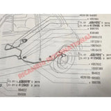 Rear Copper Brake Pipe - Classic Fiat 500 - Hydraulic & Related Parts