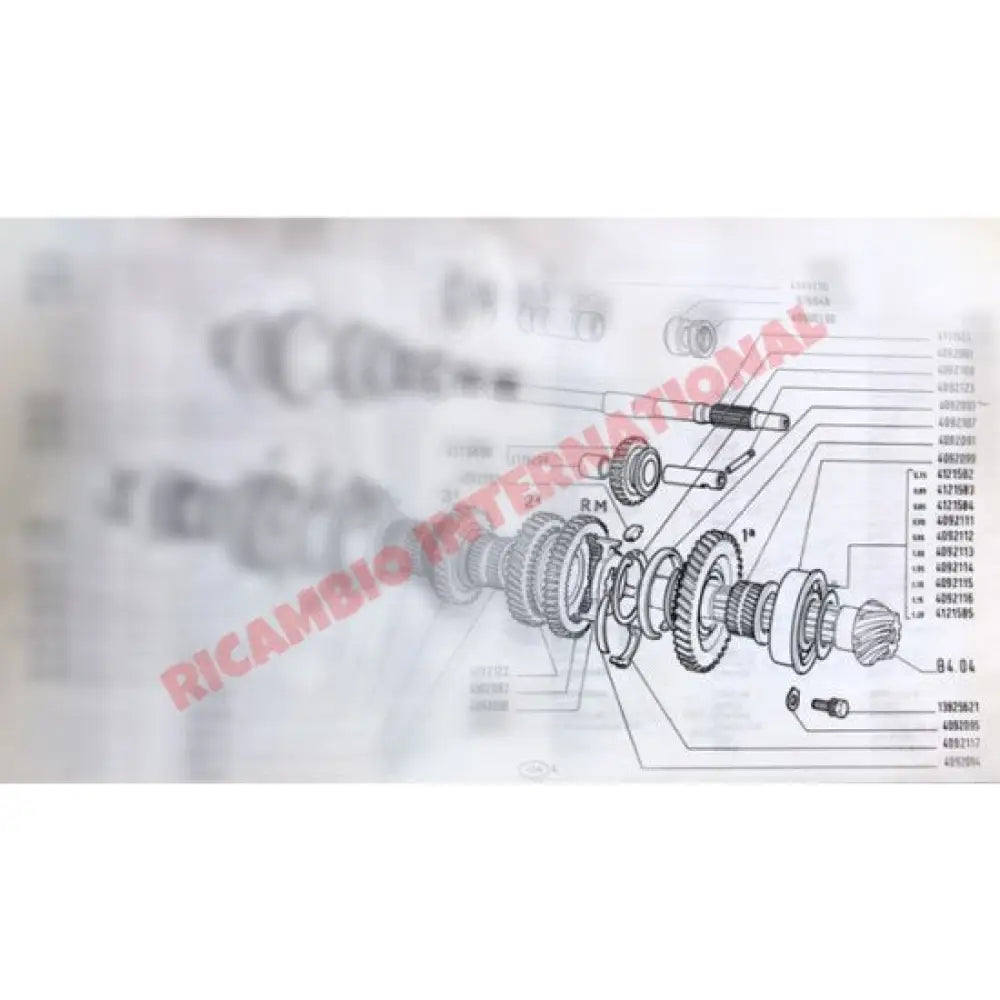 Rear Countershaft Pinion Bearing - Fiat 850 - Bearings