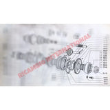 Rear Countershaft Pinion Bearing - Fiat 850 - Bearings