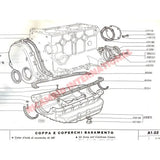 Rear Crankshaft Housing - Fiat 850 - Engine & Engine Parts