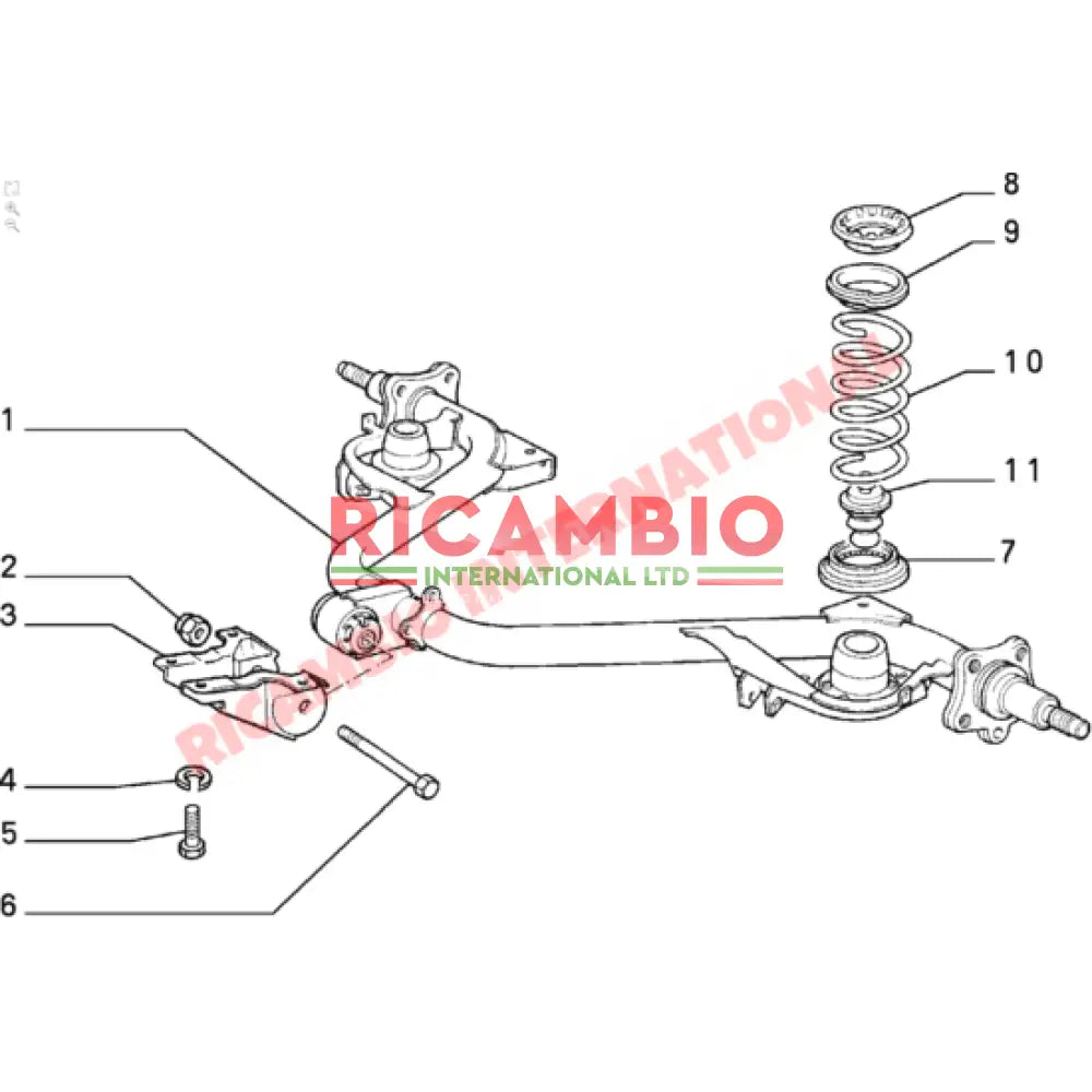 Rear Crossrail - Classic Fiat Panda - Suspension and Related Parts