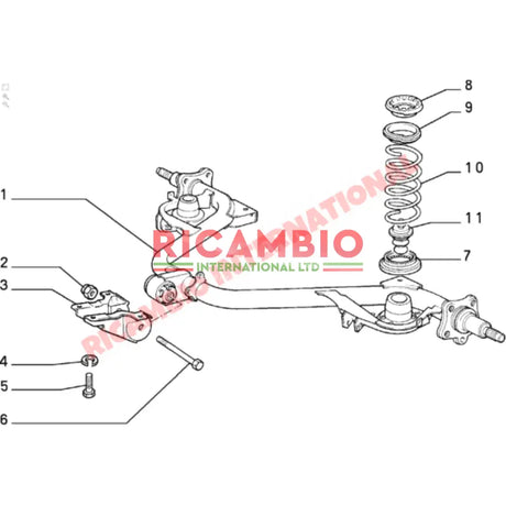 Rear Crossrail - Classic Fiat Panda - Suspension and Related Parts
