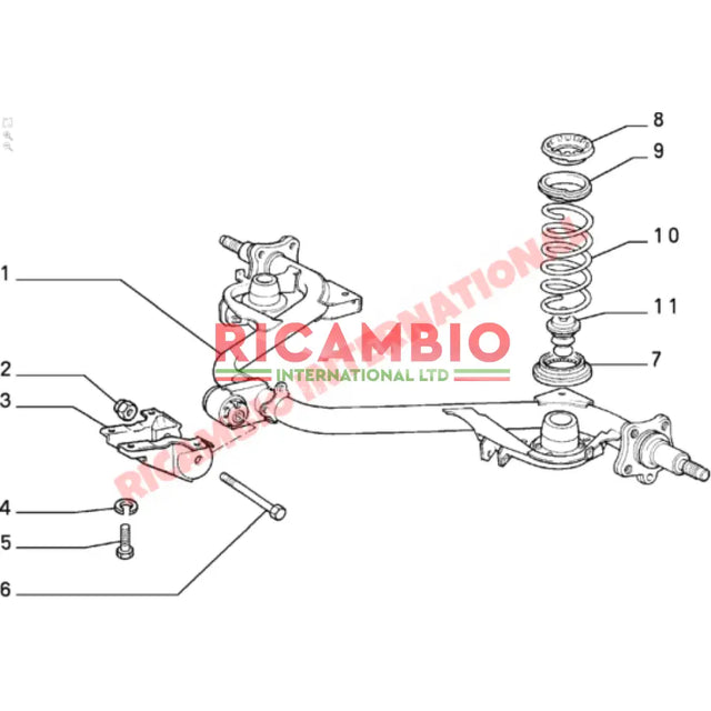 Rear Crossrail - Classic Fiat Panda - Suspension and Related Parts