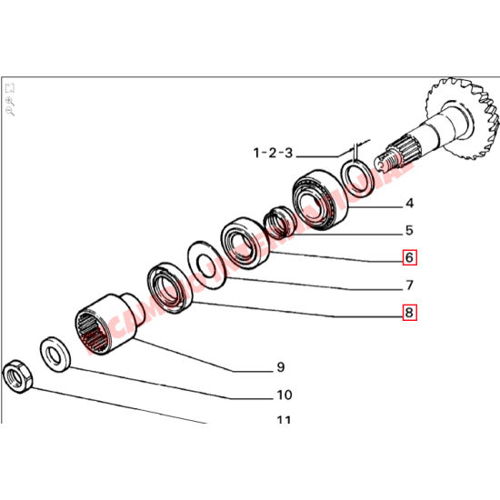 Rear Differential Front Pinion Seal - Lancia Delta Integrale - Clutch and Transmission Parts