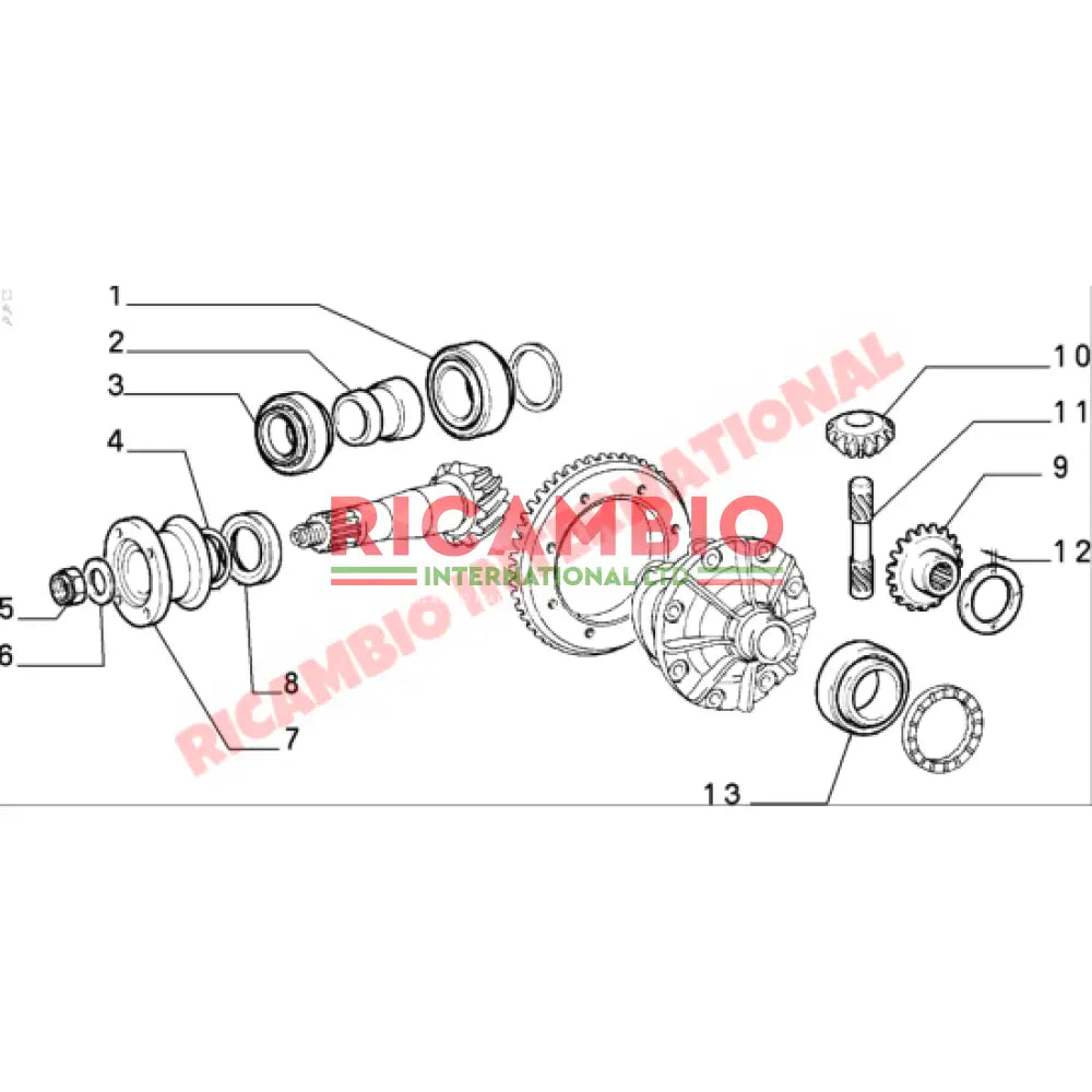 Rear Differential Oil Seal - Classic Fiat Panda - Gaskets and Seals