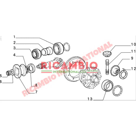 Rear Differential Oil Seal - Classic Fiat Panda - Gaskets and Seals