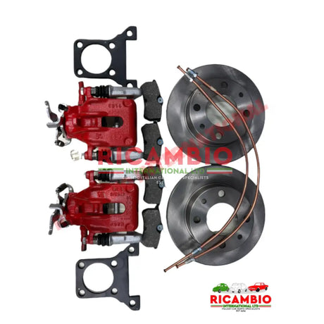 Rear Disc Brake Conversion - Classic Fiat 500 126 - Uprated Brake Parts