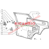 Rear Door Check Strap - Lancia Delta Integrale,Evolution - Handles - Locks and Catches