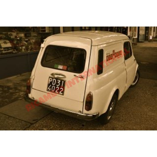 Rear Door Outer Handle Aluminium - Classic Fiat 500 - External Handles and Parts