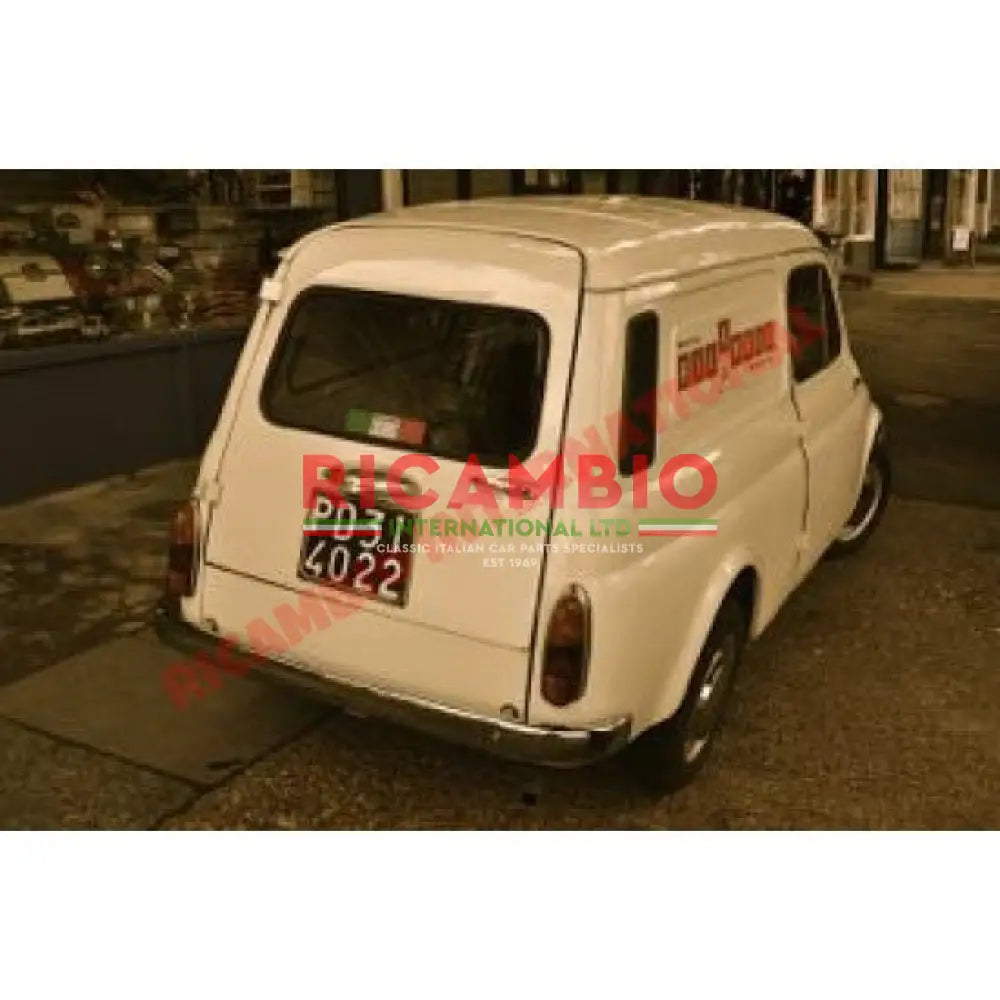 Rear Door Outer Handle Aluminium - Classic Fiat 500 - External Handles and Parts