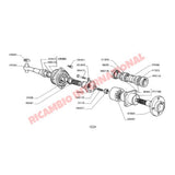 Rear Drive Shaft Hub Flange - Classic Fiat 500 126 600 - Axles - Shafts - Joints and Couplings