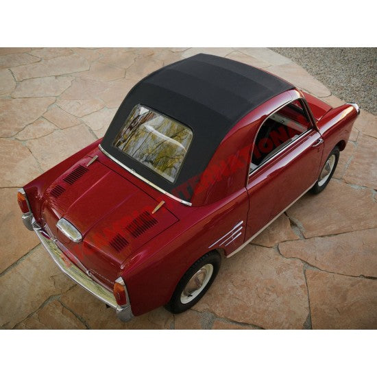 Rear Engine Lid Hinge Cover Kit - Autobianchi Bianchina Transformabile Cabrio & Berlina - Exterior Trim