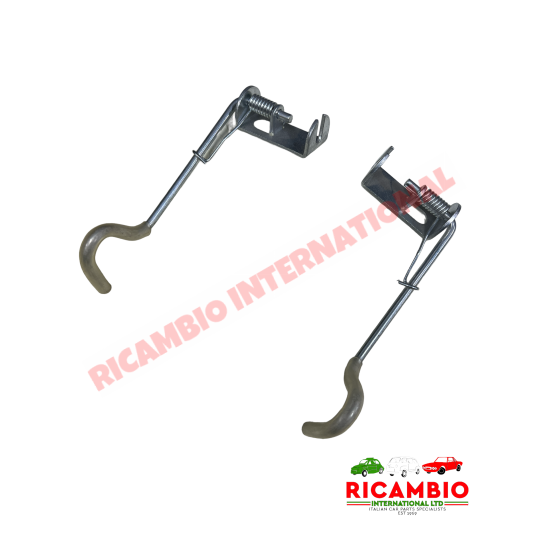 Rear Engine Lid Side Opening Catch Kit - Classic Fiat 500 - Abarth