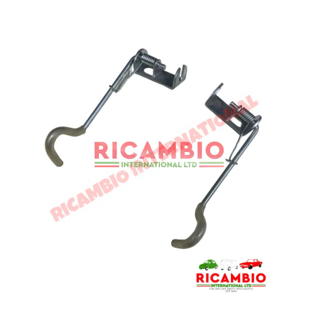 Rear Engine Lid Side Opening Catch Kit - Classic Fiat 500 - Abarth