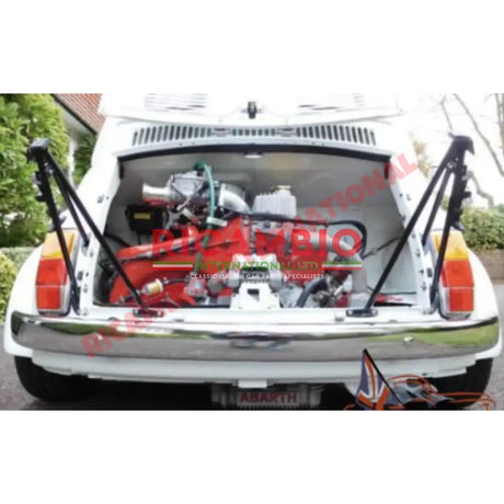 Rear Engine Lid Stay Brackets - Classic Fiat 500 - Heating and Cooling