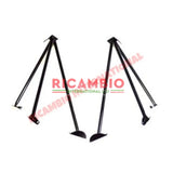 Rear Engine Lid Stay Brackets - Classic Fiat 500 - Heating and Cooling